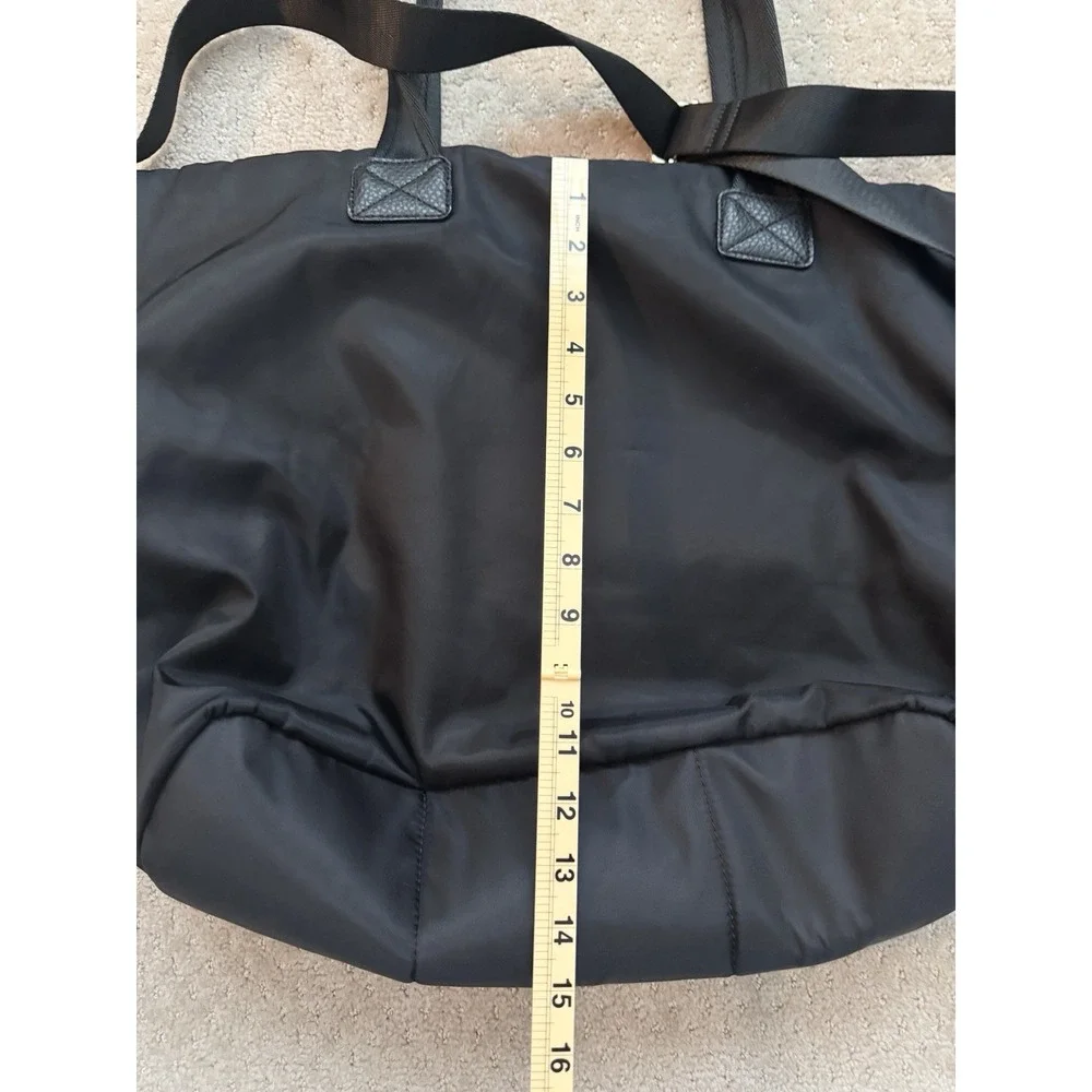 JUICY COUTURE Large Black Designer Shoulder‎ Strap Multicolor Quilted Tote Bag